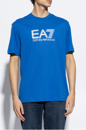 EA7 Emporio Armani T-shirt z nadrukowanym logo