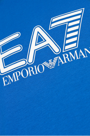 EA7 Emporio Armani T-shirt z nadrukowanym logo