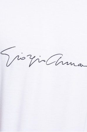 Giorgio Armani decorated with the trademark Armani emblem