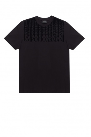 buy emporio armani logo crew neck t shirt