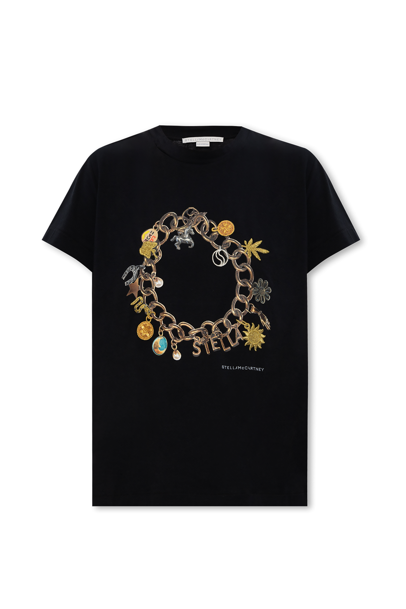 Black Printed T-shirt Stella McCartney - Vitkac Canada