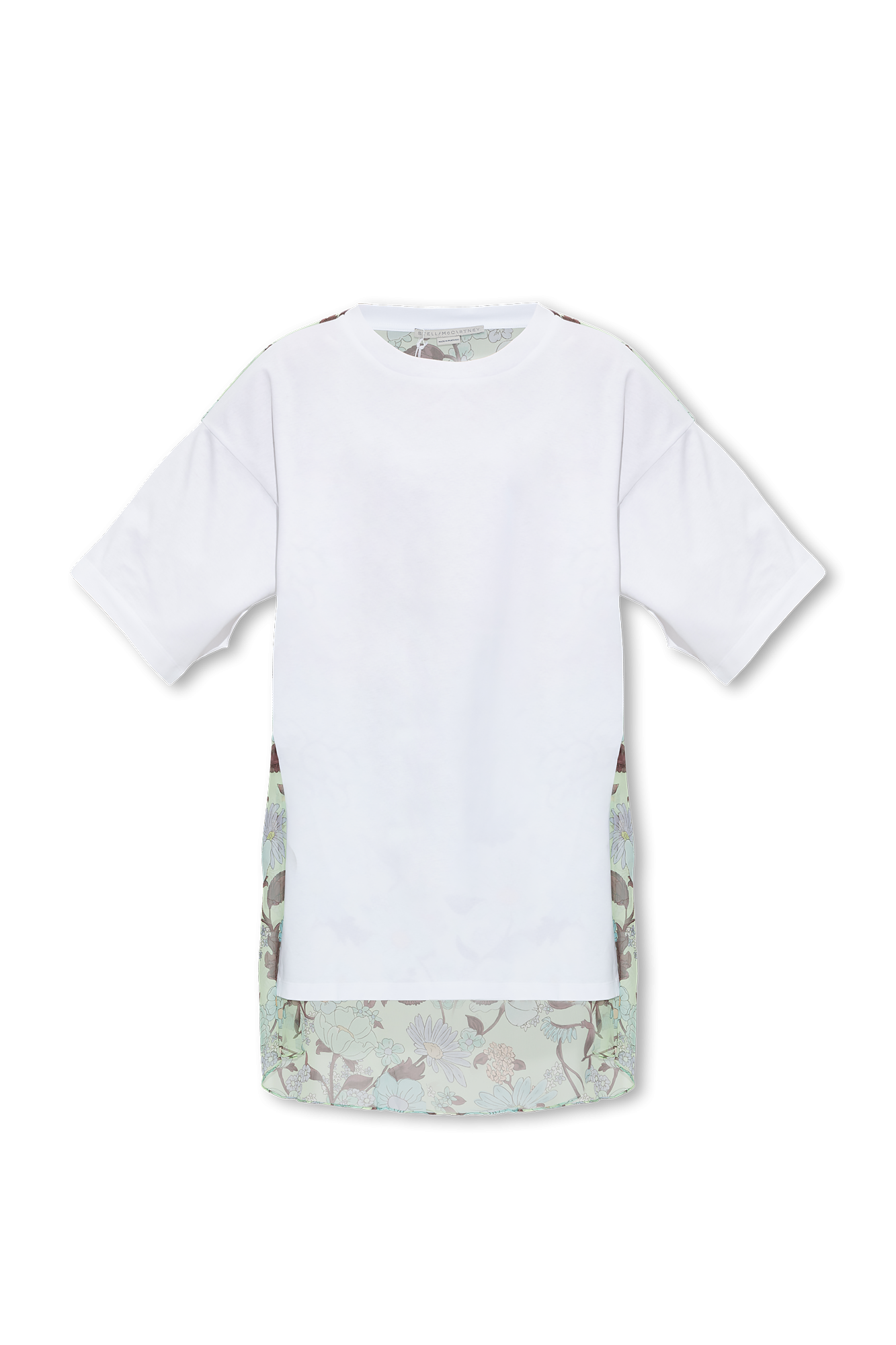 White T-shirt with silk back Stella McCartney - Vitkac Canada