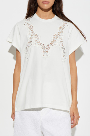 Stella McCartney T-shirt with decorative knit