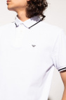 Emporio Armani Patched Pocket Band Collar Polo Shirt