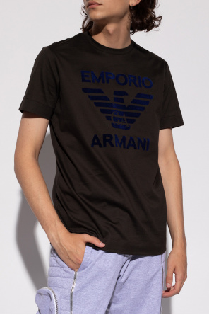 Emporio Armani T-shirt with velvet logo