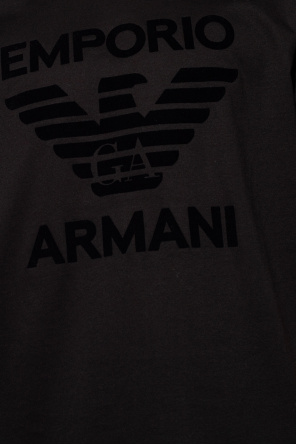 Emporio Armani T-shirt with velvet logo