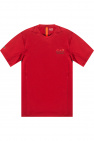 man emporio armani logo-print tops cotton polo shirt