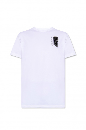 Emporio Noir armani Poloshirt mit Logo-Stickerei Grau