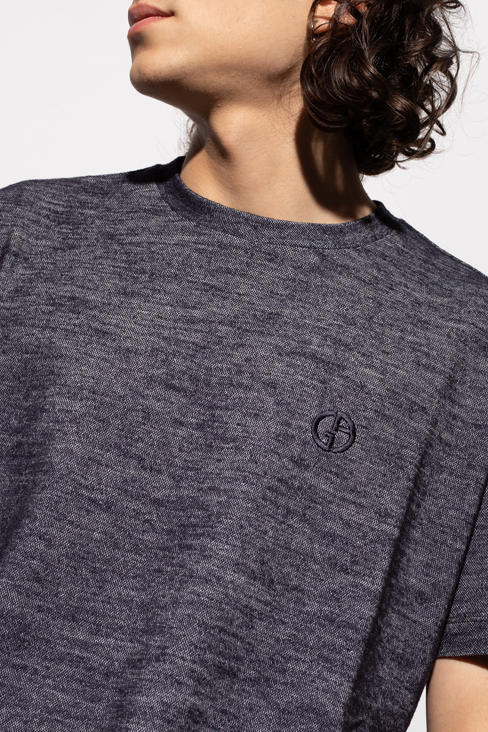 Giorgio Armani Logo-embroidered T-shirt