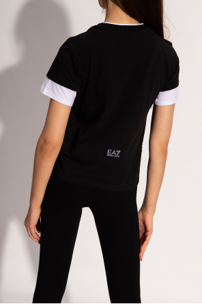 Geantă EMPORIO ARMANI Y3D243 YH15A 81386 Black Black Logo T-shirt