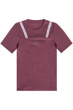 Emporio Armani Loungewear Lot de 2 t-shirts confort avec logo Blanc