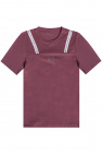 emporio armani kids side stripe cotton polo shirt item