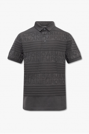 Emporio Armani embroidered-logo bootcut jeans
