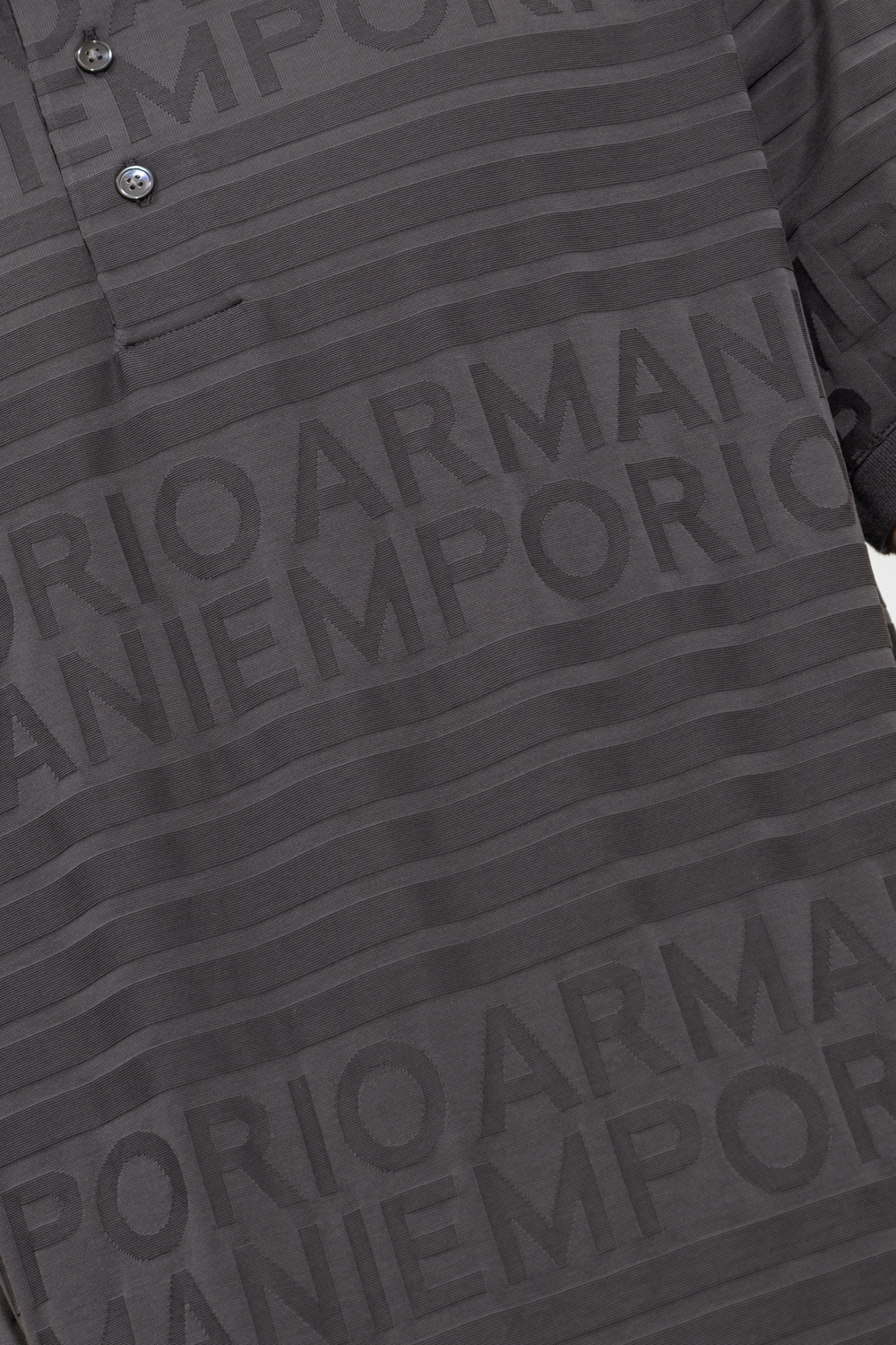 Emporio Armani Polo Ralph Lauren Sort tørklæde i merinould med guldfarvet pony-logo