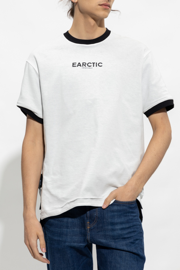 Emporio Armani White Reversible T-shirt