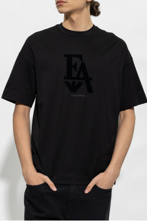 Emporio Short Armani T-shirt z logo