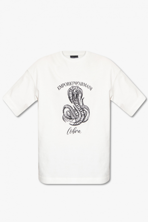 Emporio Armani T-shirt with Silv