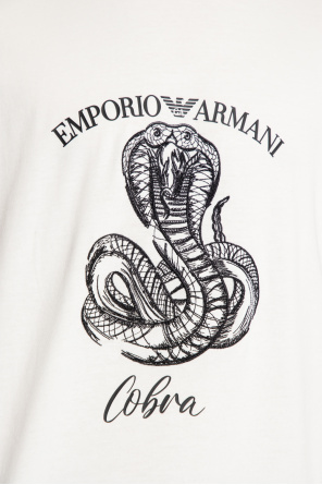 Emporio Armani Emporio Armani graphic-print cotton sweatshirt