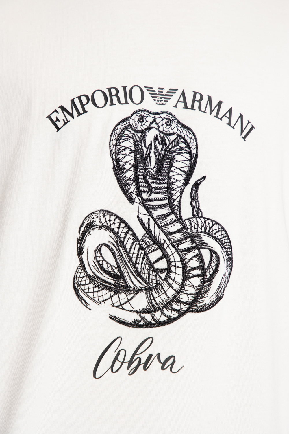 Emporio Armani Emporio Armani logo-embroidered wool beret
