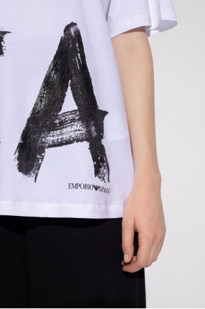 Emporio mid-rise armani T-shirt with logo