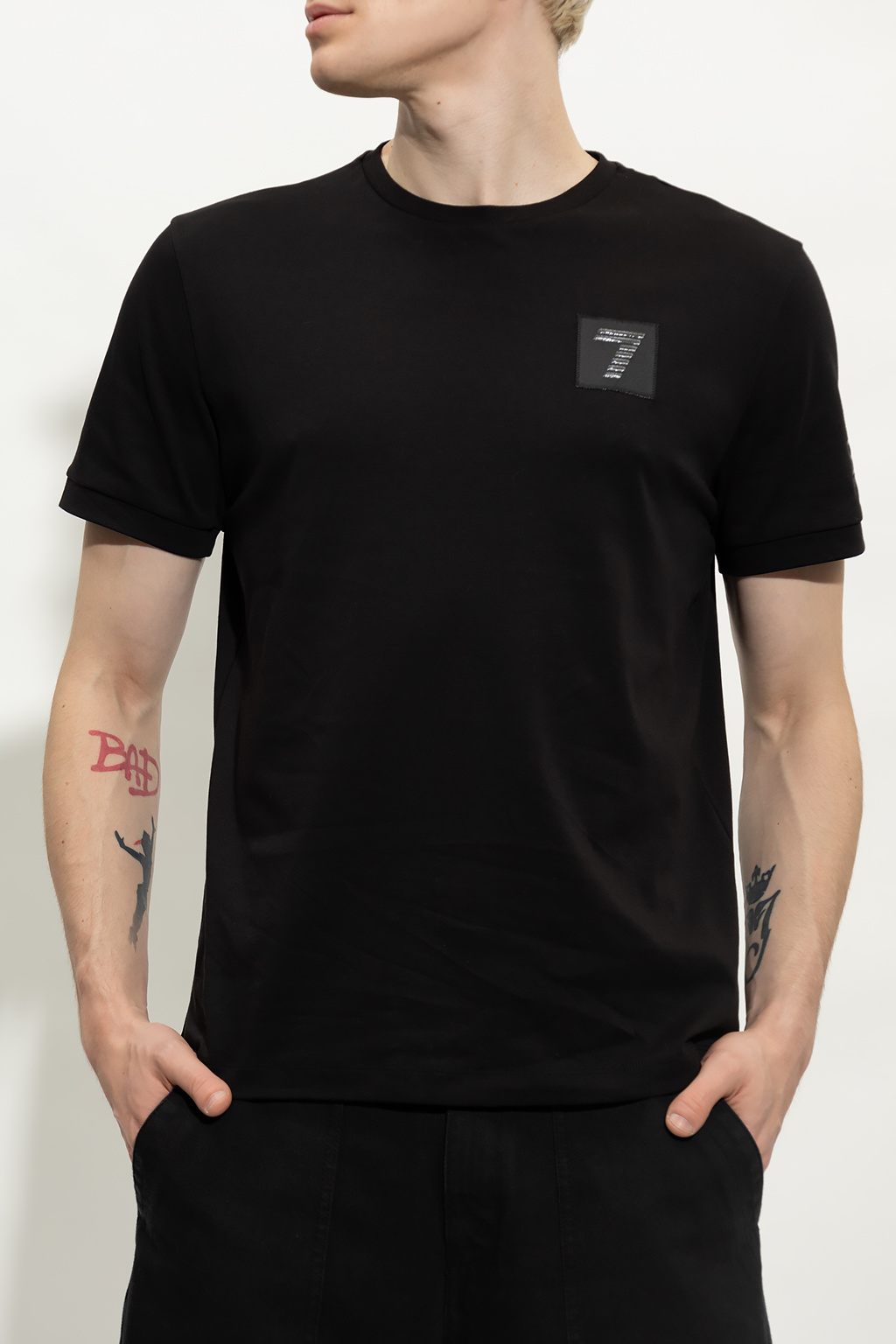 EA7 Emporio Armani emporio armani logo patch regular fit t shirt item