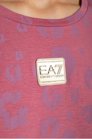 EA7 Emporio Armani Emporio Armani Kids logo-print cotton short set