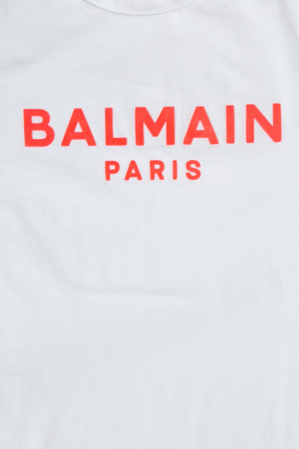 balmain acquisition Kids balmain acquisition monogram velvet shorts