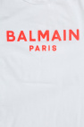 Balmain Kids Balmain Paris Flock Foil Crew Sweat