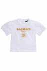 Balmain Flock-detail T-shirt