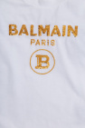 Balmain Kids Balmain Kids engraved-button sequin logo sweatshirt