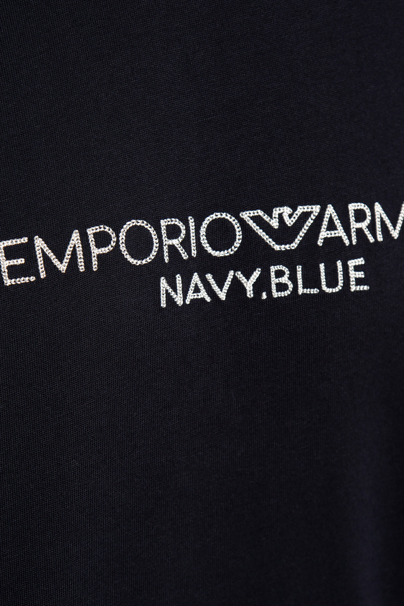 EA7 Emporio Armani Leggings - Trousers - navy blue/logo light gold