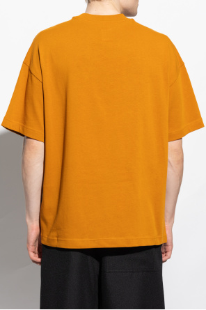 Emporio Armani Polyester T-shirt z naszywkami