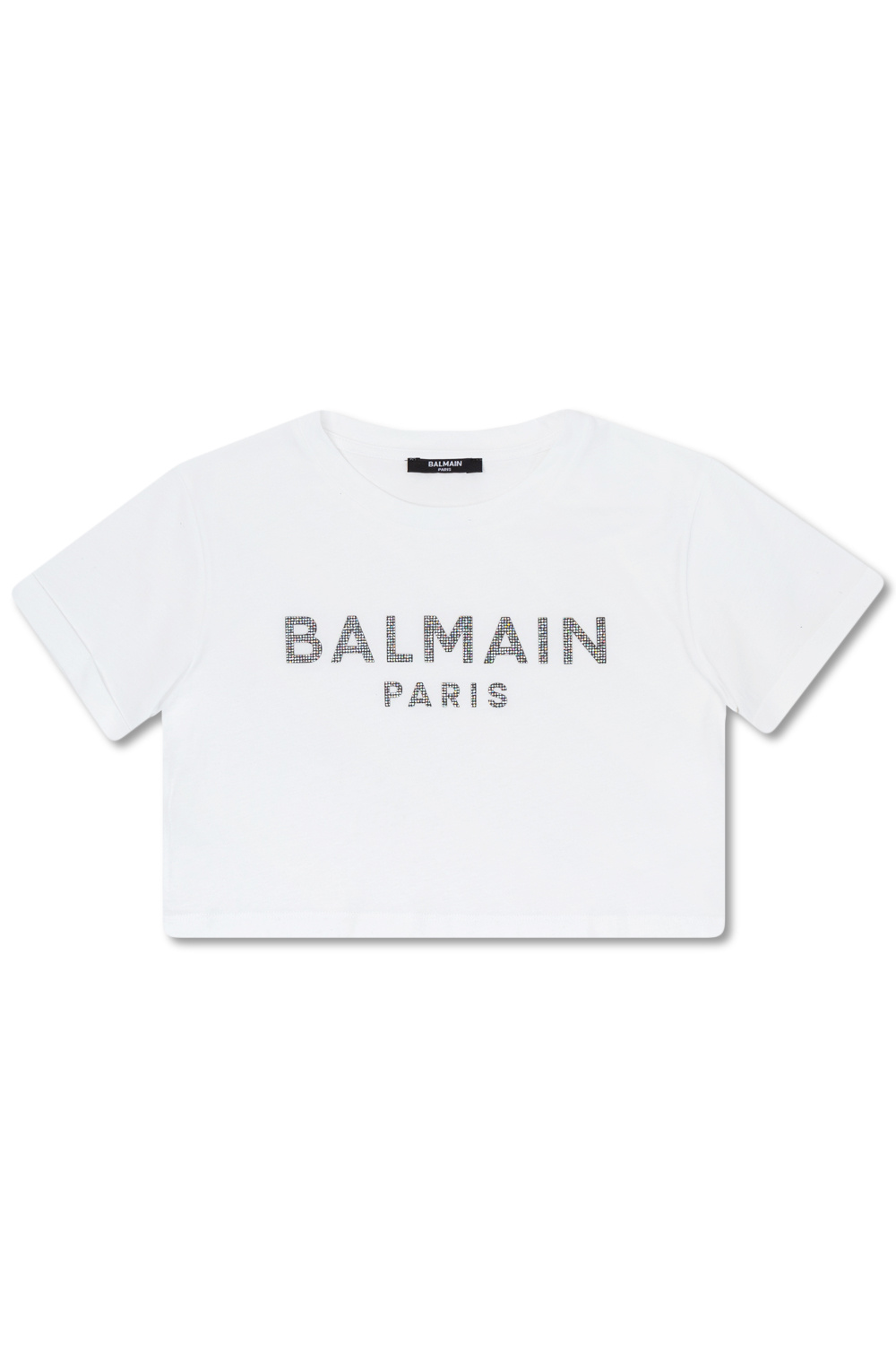 Balmain Kids Balmain Kids contrast-trim logo-waist leggings
