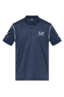 EA7 Emporio Armani NAVY BLUE Polo shirt with logo