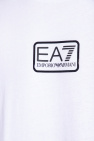 EA7 Emporio Armani WHITE T-shirt with logo