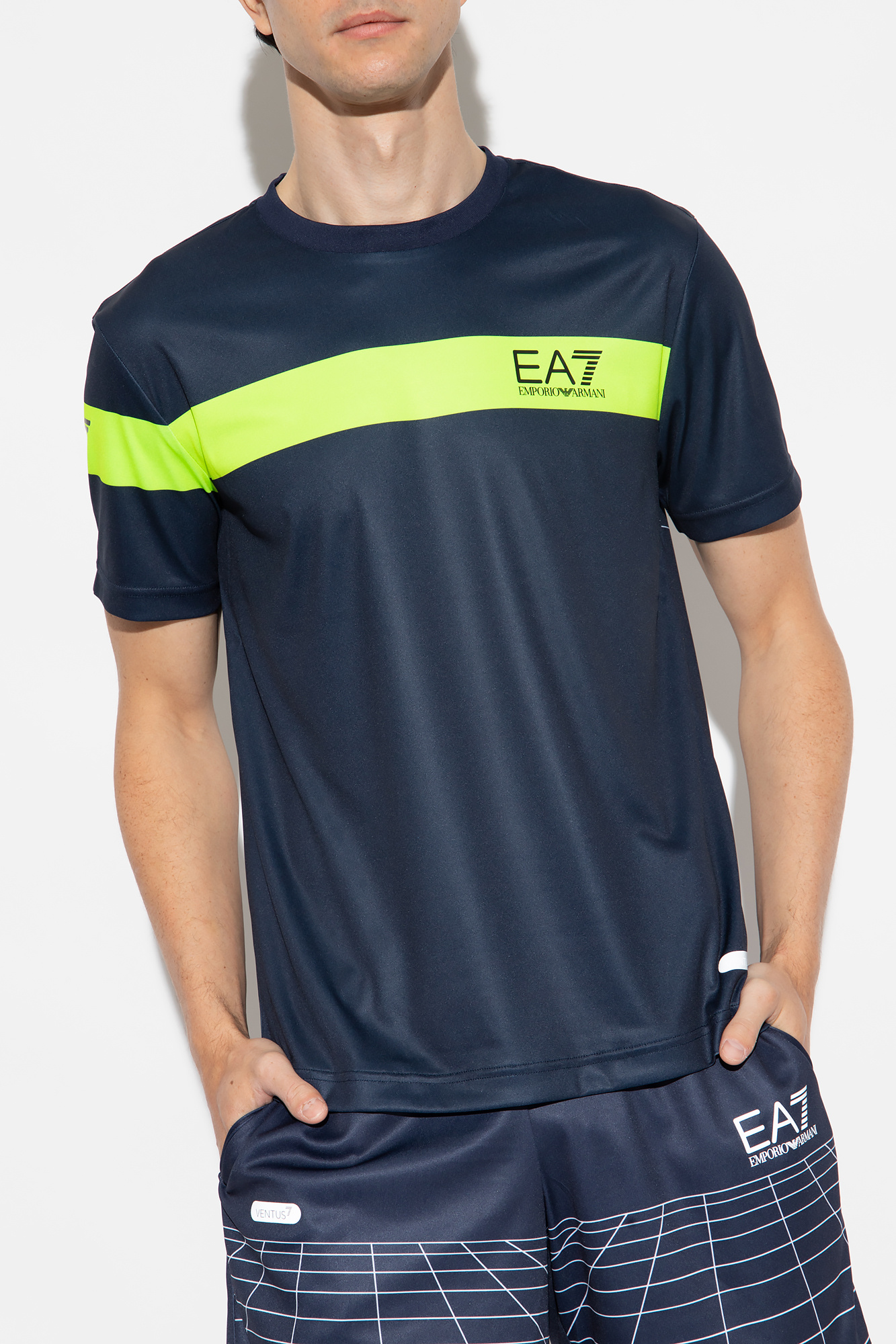 EA7 T-shirts in Blue for Men
