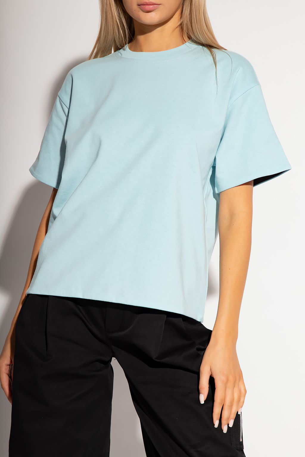 Louis Vuitton Monogram Wave Self-Tie T-Shirt Blue. Size Xs