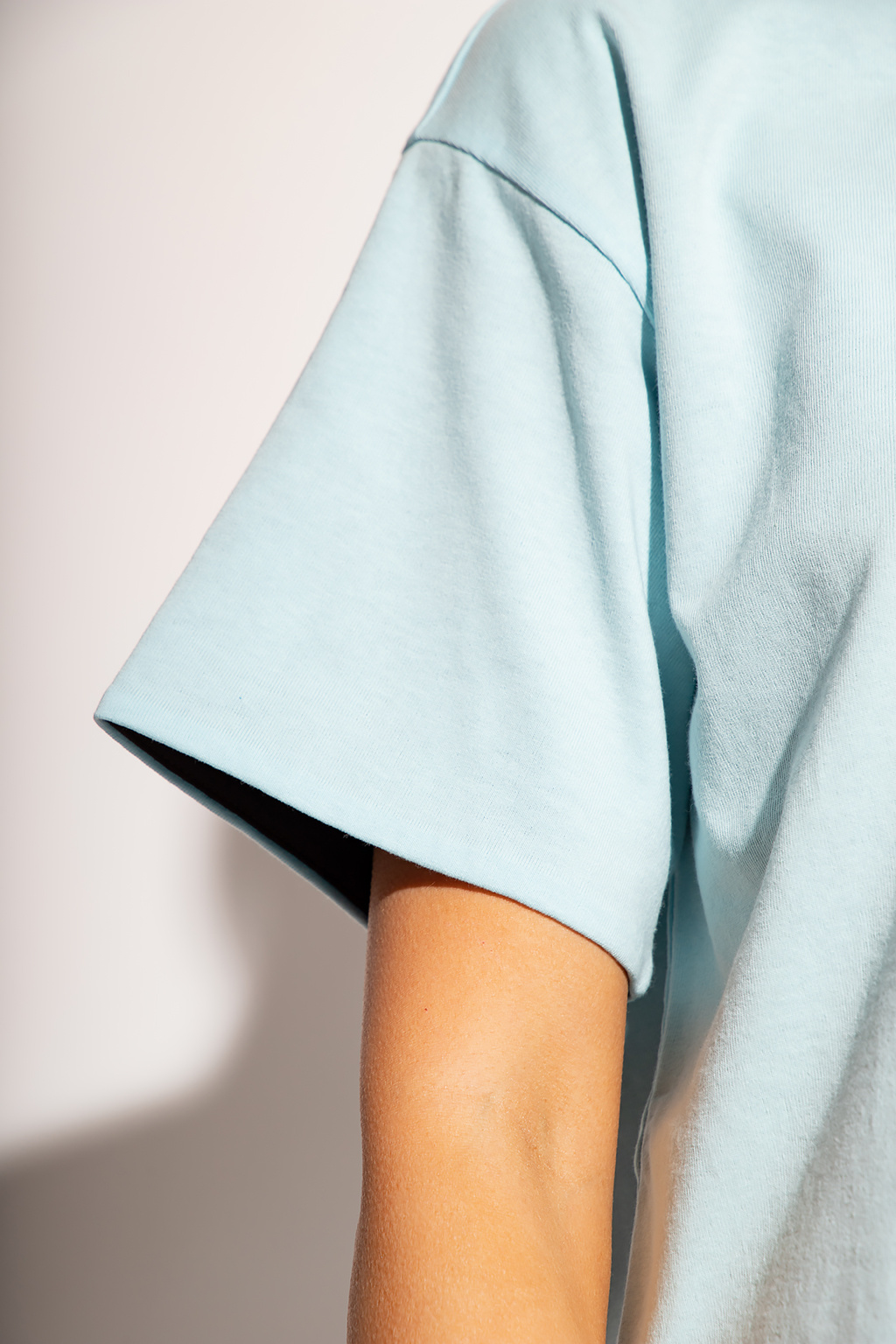 Louis Vuitton Monogram Wave Self-Tie T-Shirt Blue. Size L0
