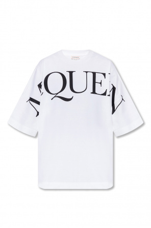 Alexander McQueen scribble-print cotton T-shirt