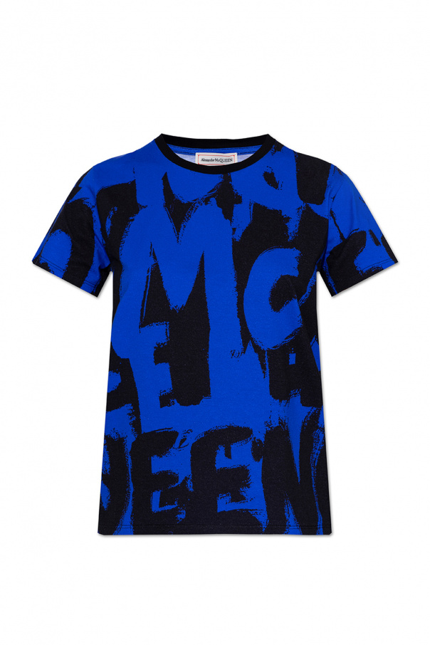 Alexander McQueen Wzorzysty t-shirt