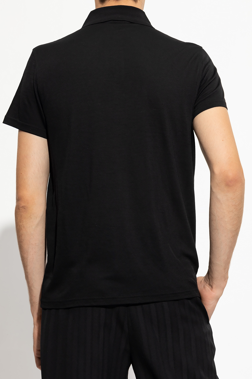 Saint Laurent polo Charcoal shirt with logo