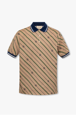 Polo shirt with ‘web’ stripe od Gucci