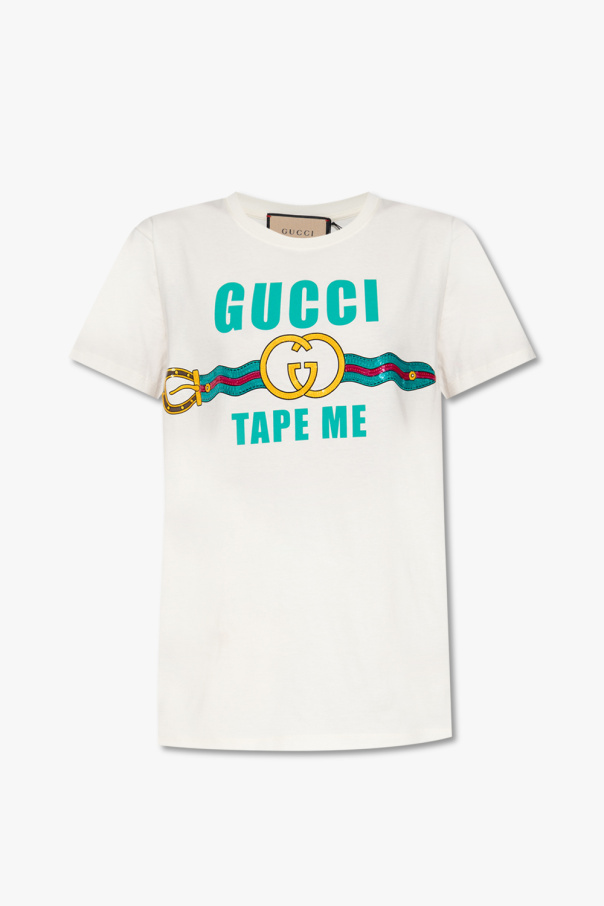 Gucci gucci oversized cotton t shirt with