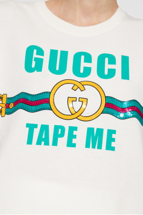 Gucci gucci oversized cotton t shirt with