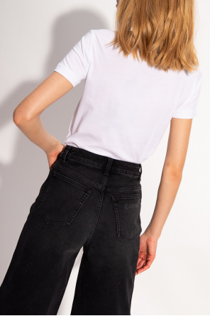 Versace Jeans Couture T-shirt z nadrukowanym logo