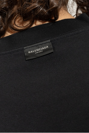 Balenciaga Sweatshirt com capucho Camoblack Full Zip preto