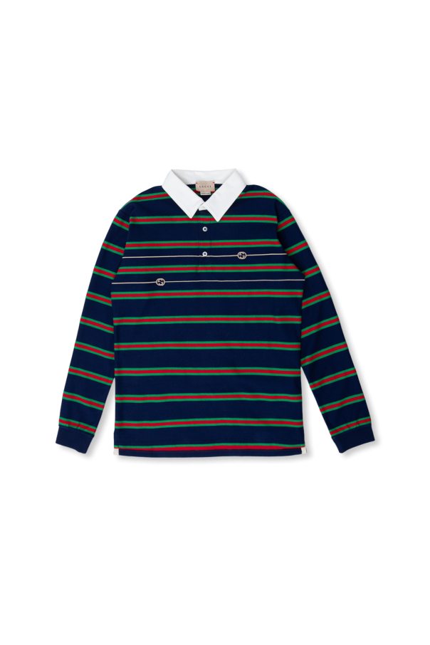 Gucci Kids Striped polo shirt