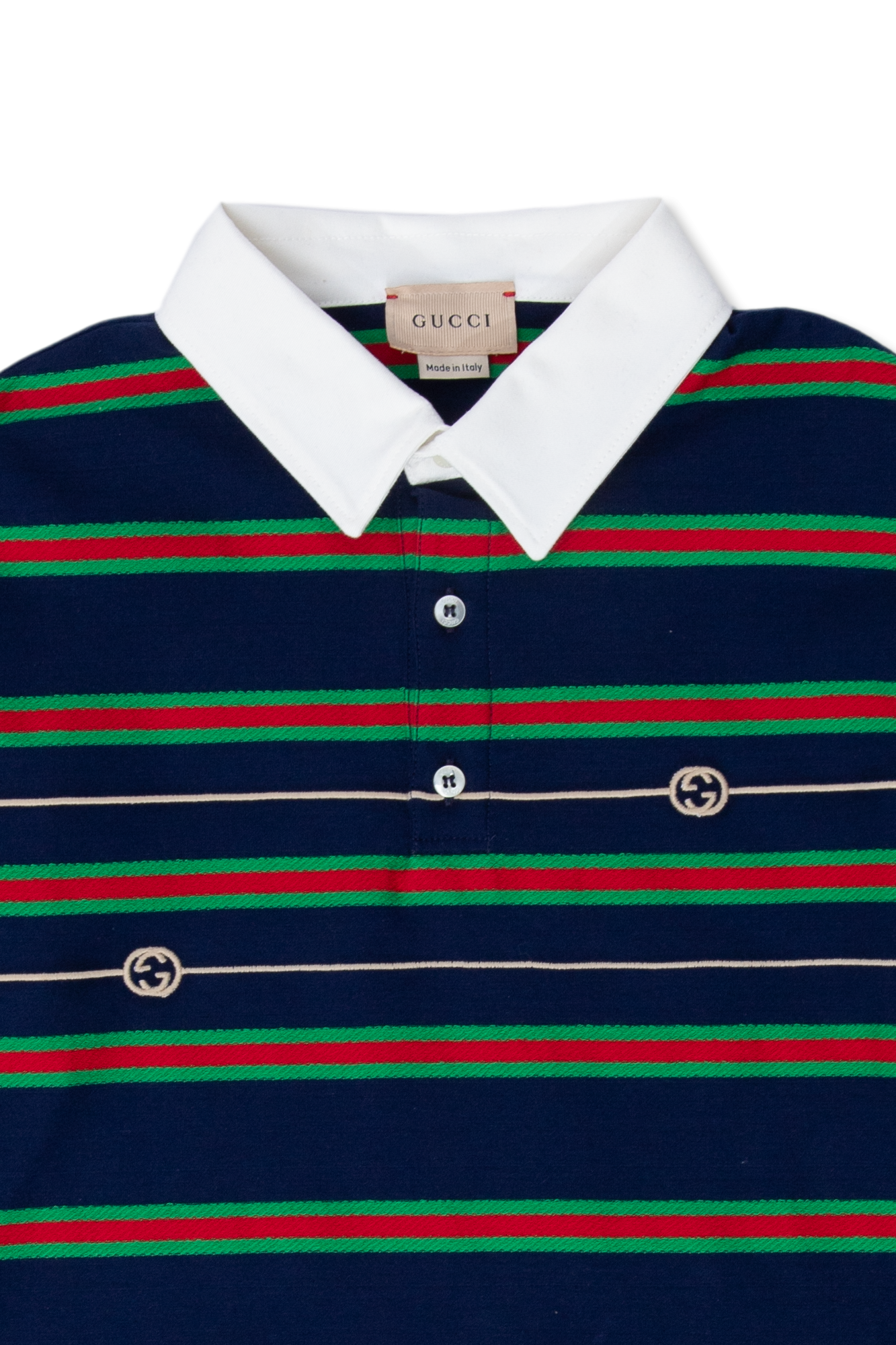 Gucci Kids Striped polo shirt