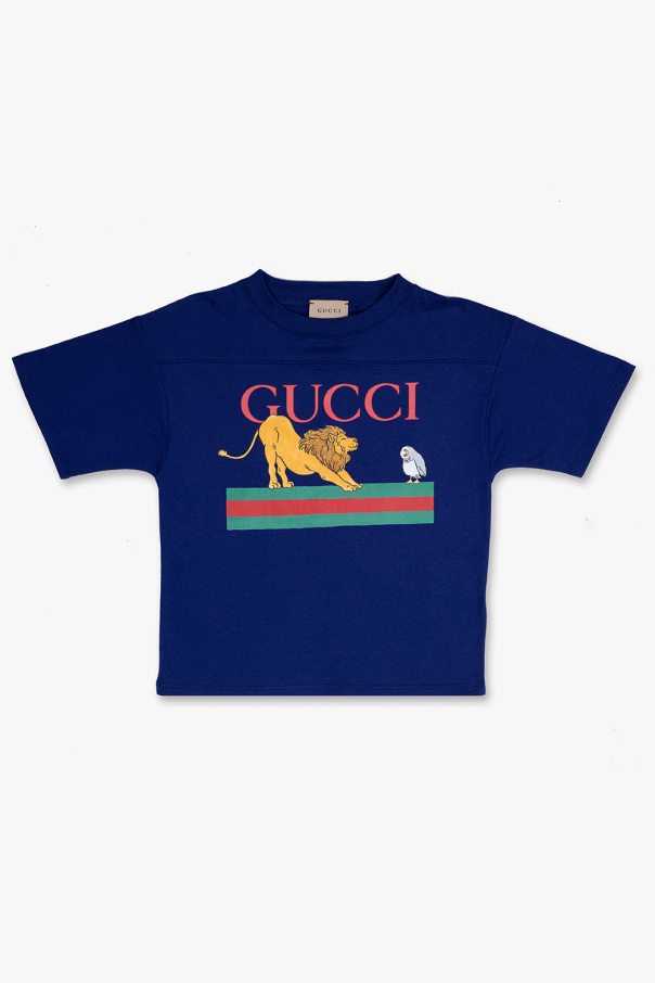 Gucci Kids gucci logo patch cardholder