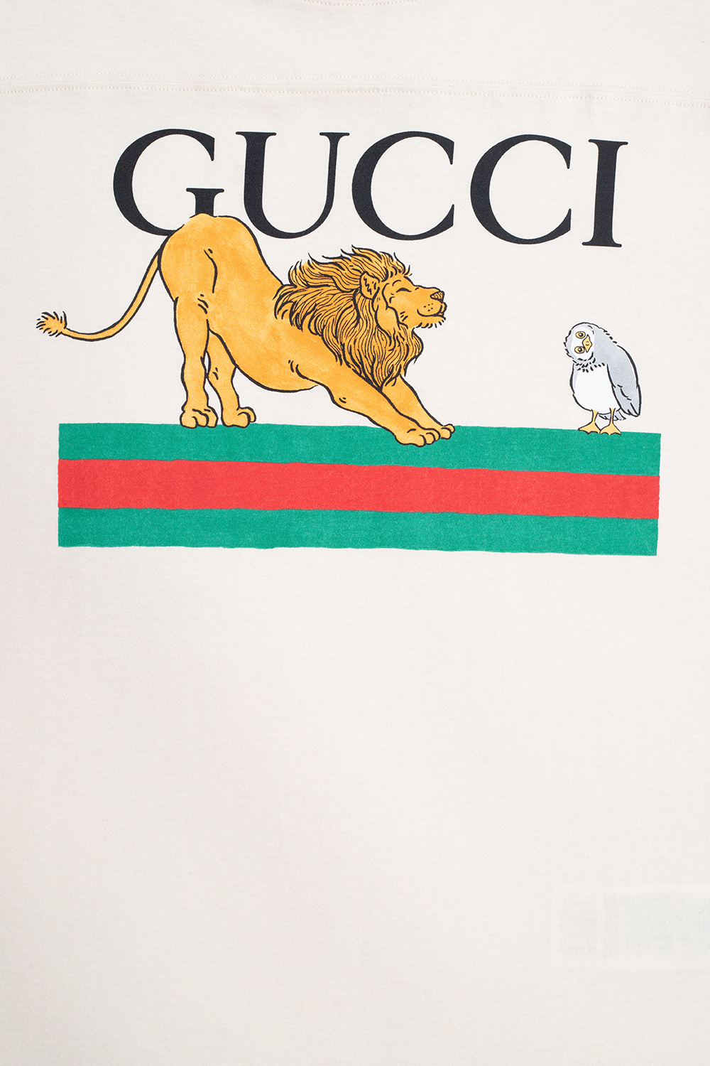 Gucci Cream Logo Cities Printed Cotton Crewneck T-Shirt S Gucci
